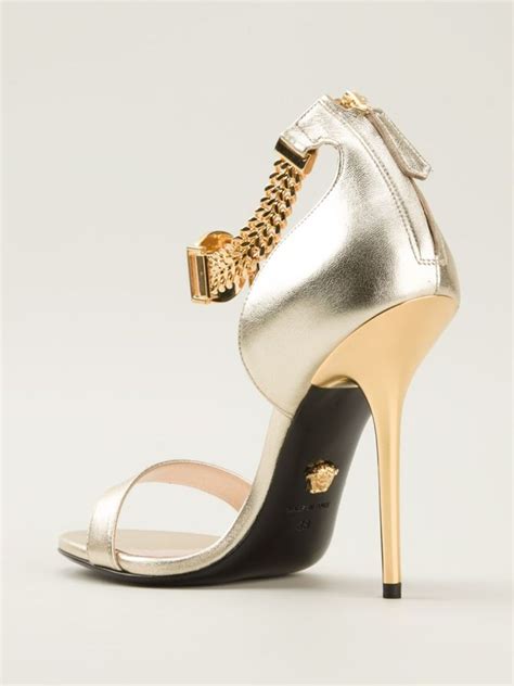 versace chain strap sandals ebay